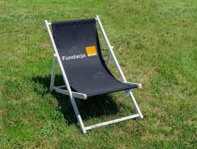 Reklāmas sauļošanās krēsls Orange