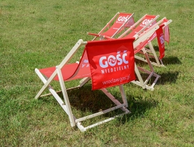 Reklāmas sauļošanās krēsls Gość Niedzielny