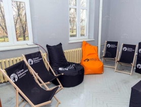 Sauļošanās krēsli ar apdrukām Brīvprātīgo centram